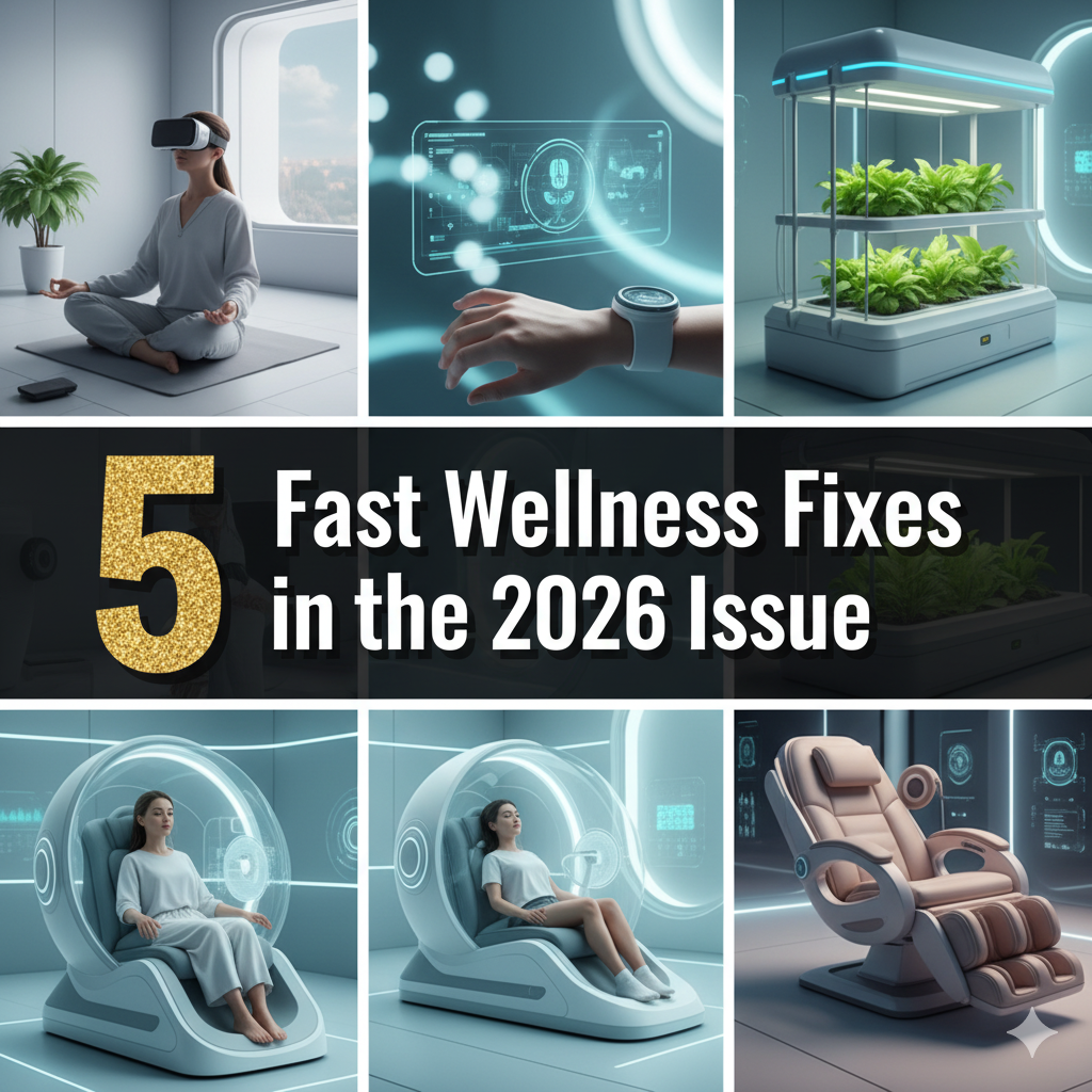 5 Fast Wellness Fixes in the 2026 Issue